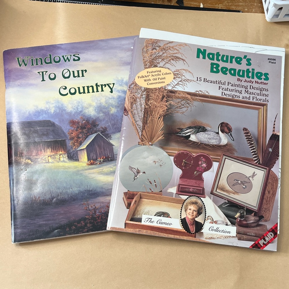 Nature's Beauties and Windows To Our Country Decorative Book Set